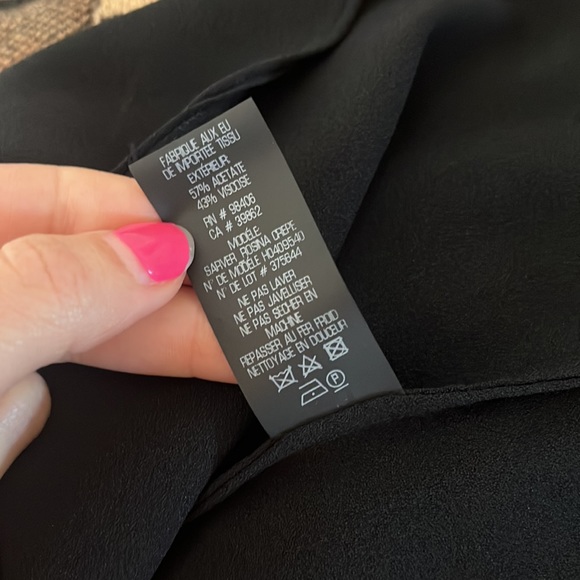 Theory Cold Shoulder Blouse size large - Picture 8 of 12